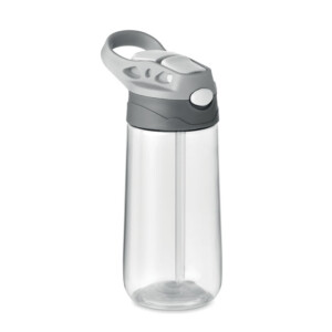 BPA-freie Tritan¢-Flasche mit Silikon-Mundstück am Deckel. Fassungsvermögen: 450 ml. Nicht geeignet für kohlensäurehaltige Getränke. Anti-Leck.-Transparent-8719941051409